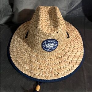 Panama Jack Straw Lifeguard Sun Hat